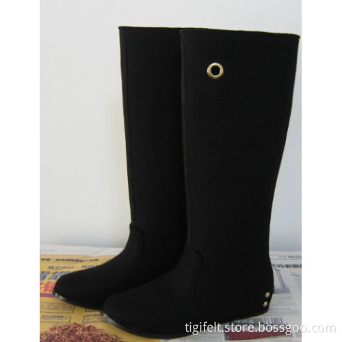 Wool felt boots